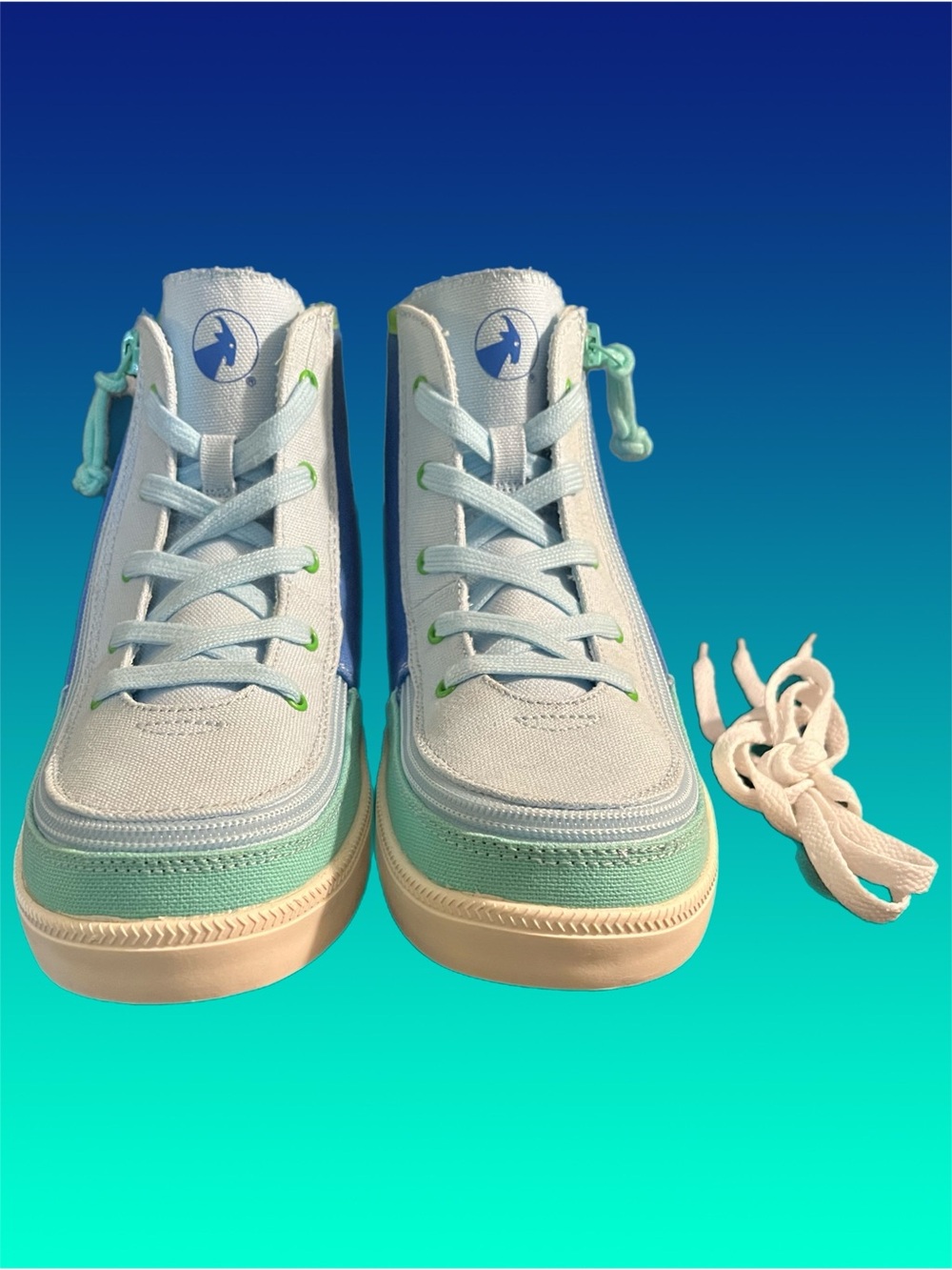 🔥 BILLY Footwear Haring Blue/Teal High Tops Sz 6